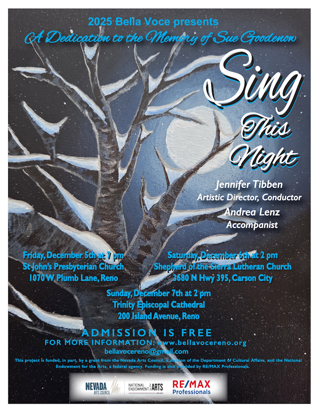 Sing This Night Concert Poster